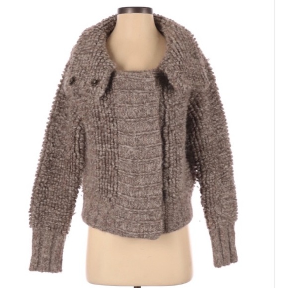 Free People Apaca wool Cardigan Sweater | ABSOLUTELY GORGEOUS! Size Large - Picture 2 of 9